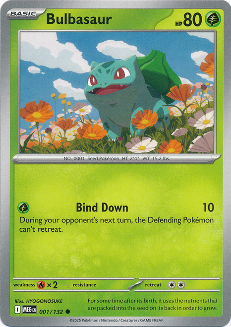 Mega Evolution 001/132 Bulbasaur