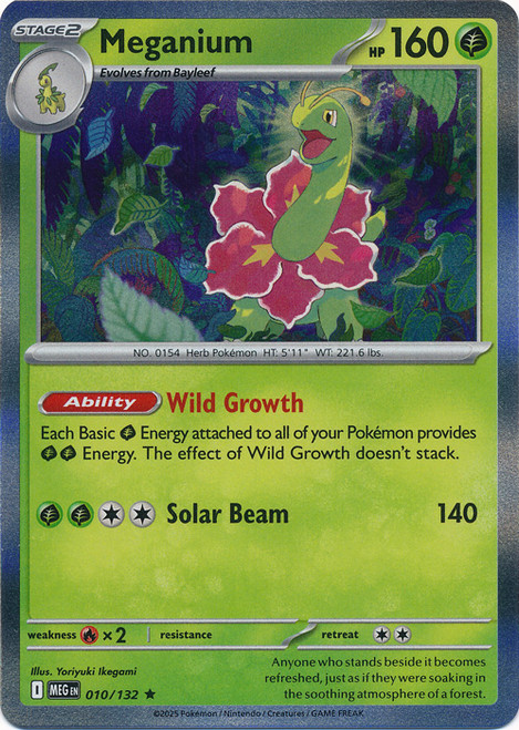 Mega Evolution 010/132 Meganium (Holo)