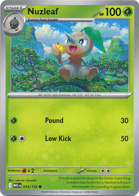 Mega Evolution 014/132 Nuzleaf