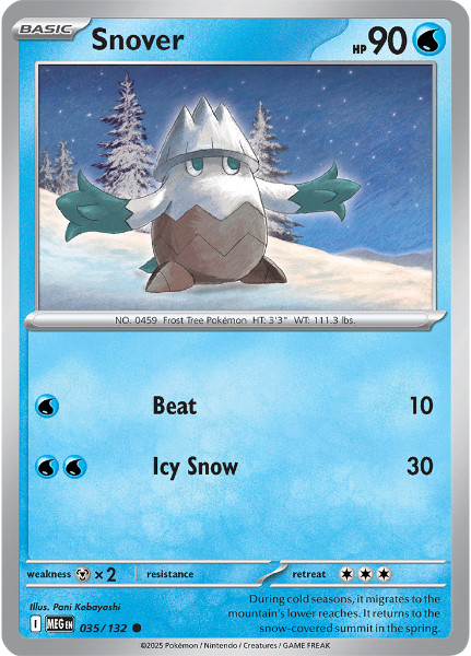 Mega Evolution 035/132 Snover
