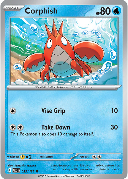 Mega Evolution 033/132 Corphish