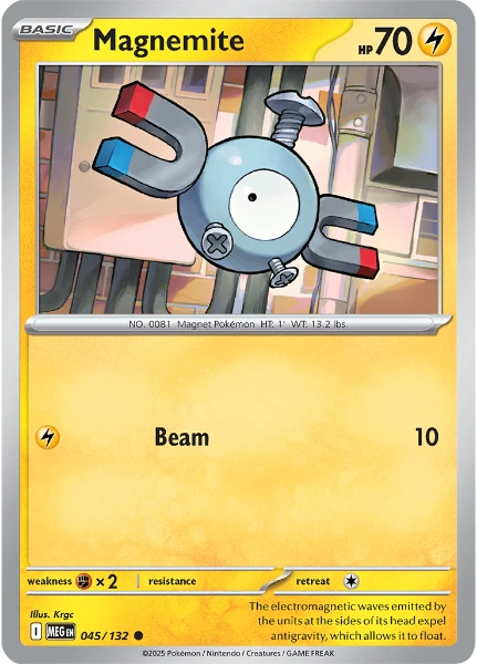 Mega Evolution 045/132 Magnemite