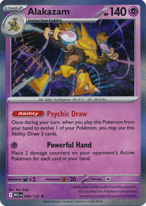 Mega Evolution 056/132 Alakazam (Holo)