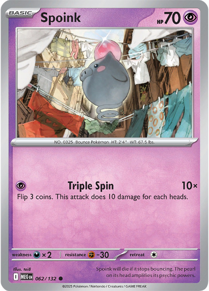 Mega Evolution 062/132 Spoink
