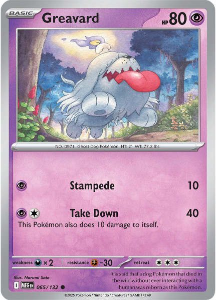 Mega Evolution 065/132 Greavard