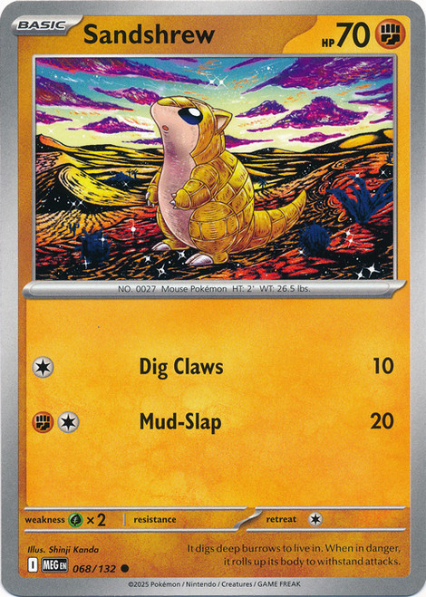 Mega Evolution 068/132 Sandshrew
