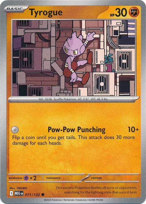 Mega Evolution 071/132 Tyrogue