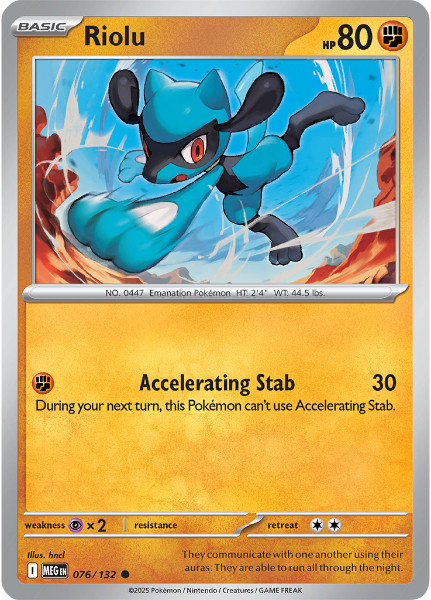 Mega Evolution 076/132 Riolu