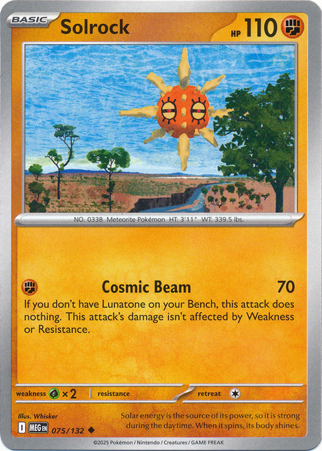 Mega Evolution 075/132 Solrock