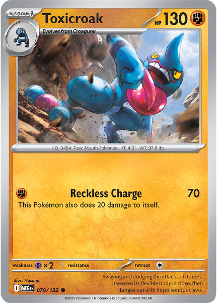 Mega Evolution 079/132 Toxicroak