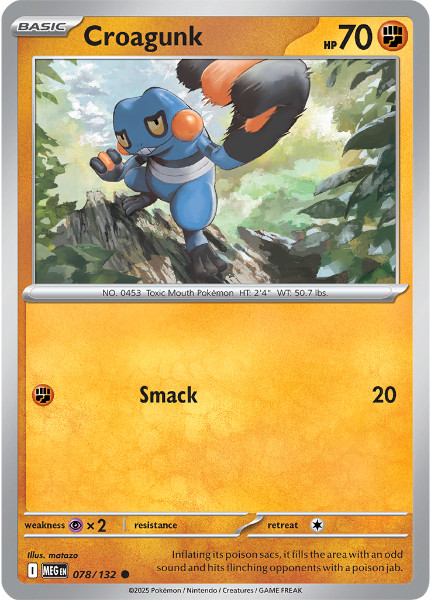 Mega Evolution 078/132 Croagunk