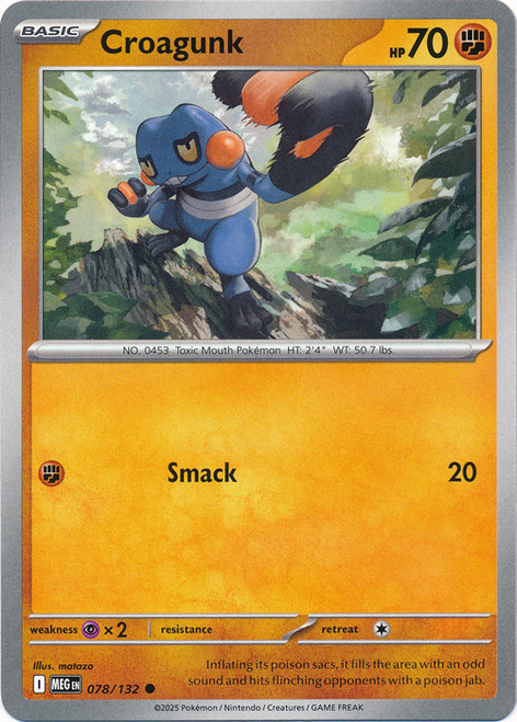 Mega Evolution 078/132 Croagunk