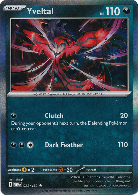 Mega Evolution 088/132 Yveltal (Holo)