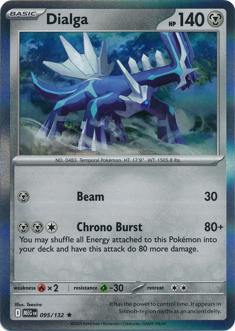 Mega Evolution 095/132 Dialga (Holo)