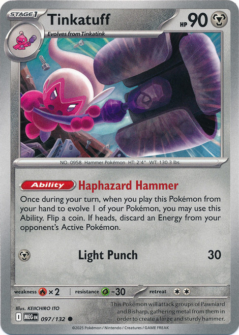 Mega Evolution 097/132 Tinkatuff