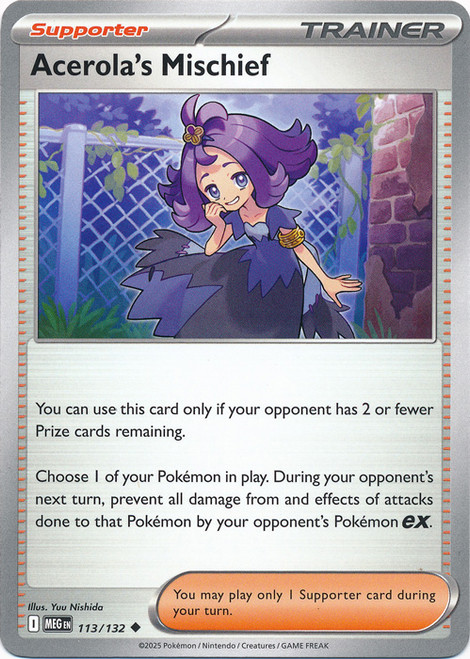 Mega Evolution 113/132 Acerola's Mischief