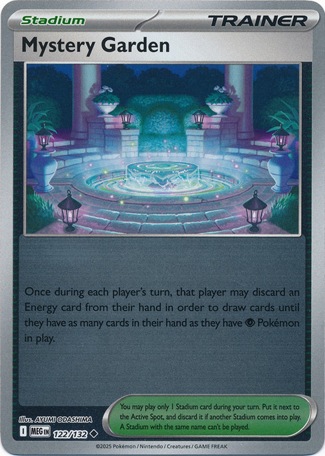 Mega Evolution 122/132 Mysterious Garden (Reverse Holo)