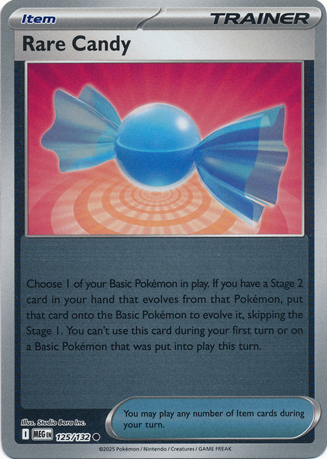 Mega Evolution 125/132 Rare Candy (Reverse Holo)