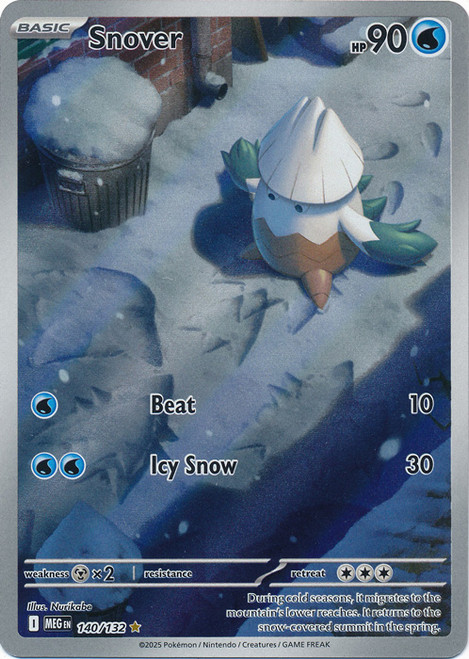 Mega Evolution 140/132 Snover (Illustration Rare)