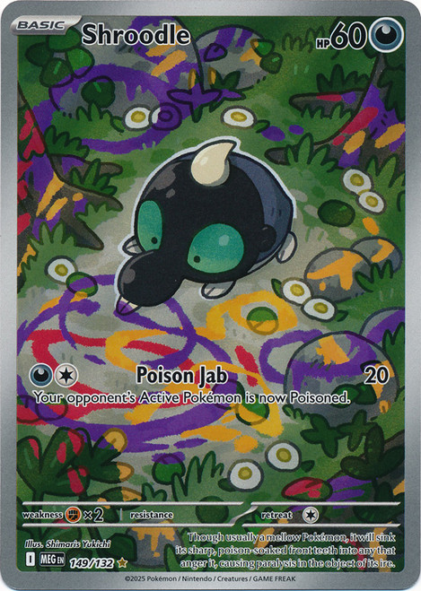 Mega Evolution 149/132 Shroodle (Illustration Rare)