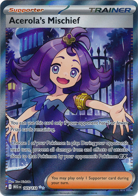 Mega Evolution 165/132 Acerola's Mischief (Full Art)