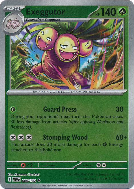 Mega Evolution 005/132 Exeggutor (Reverse Holo)