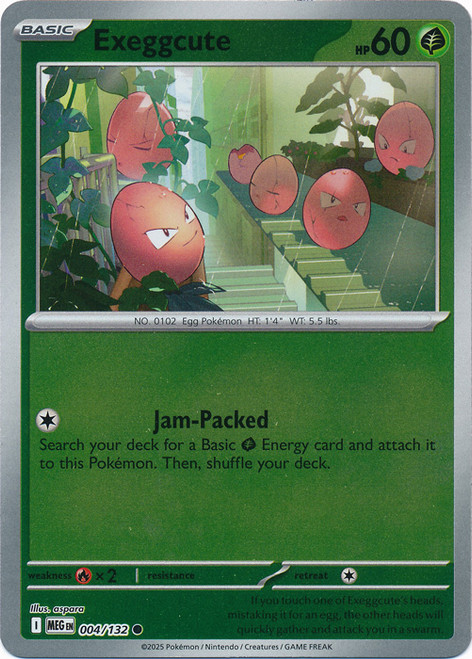 Mega Evolution 004/132 Exeggcute (Reverse Holo)