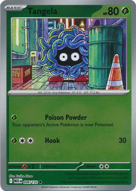 Mega Evolution 006/132 Tangela (Reverse Holo)