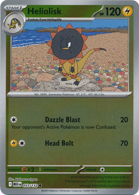 Mega Evolution 053/132 Heliolisk (Reverse Holo)