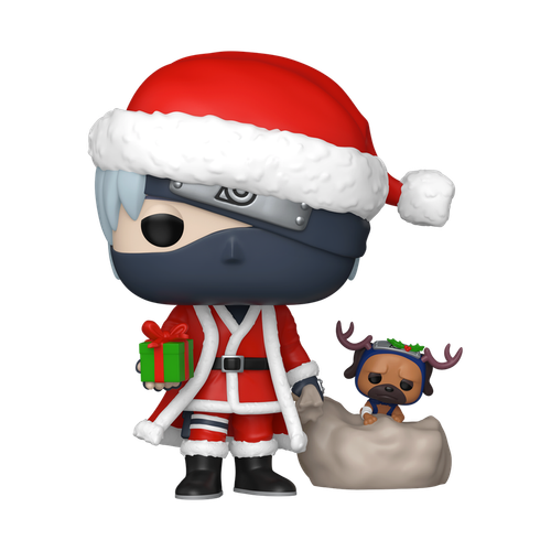 POP! Animation - Naruto Shippuden #2050 Kakashi Hatake with Pakkun (Holiday Outfit) (POP! Plus)