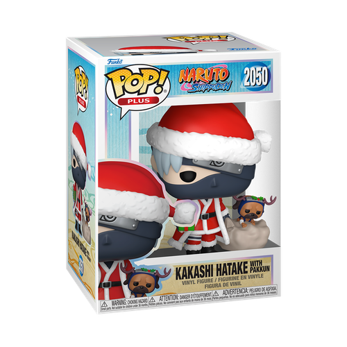 POP! Animation - Naruto Shippuden #2050 Kakashi Hatake with Pakkun (Holiday Outfit) (POP! Plus)