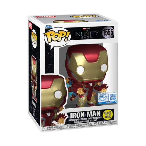 POP! Marvel - The Infinity Saga #1555 Iron Man (Glow in the Dark) (POP! Plus)