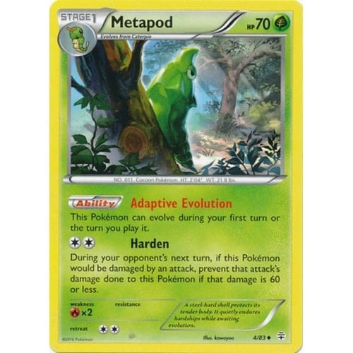 Generations 4/83 Metapod