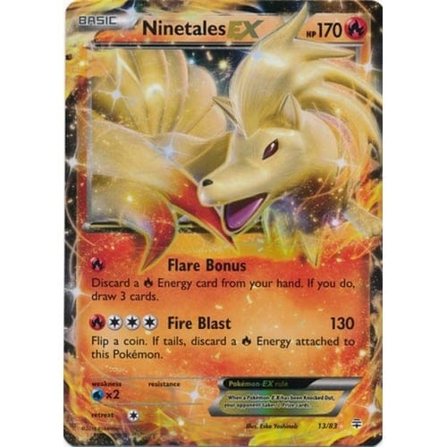 Generations 13/83 Ninetales EX (Half Art)