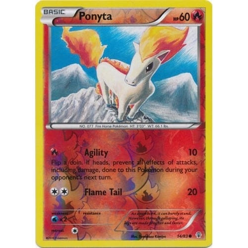 Generations 14/83 Ponyta (Reverse Holo)