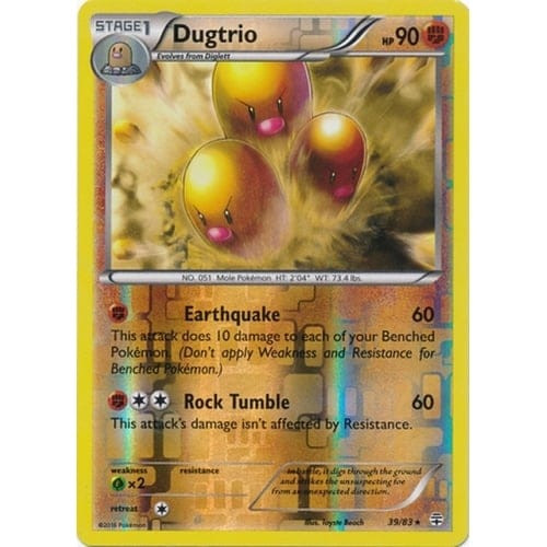 Generations 39/83 Dugtrio (Reverse Holo)