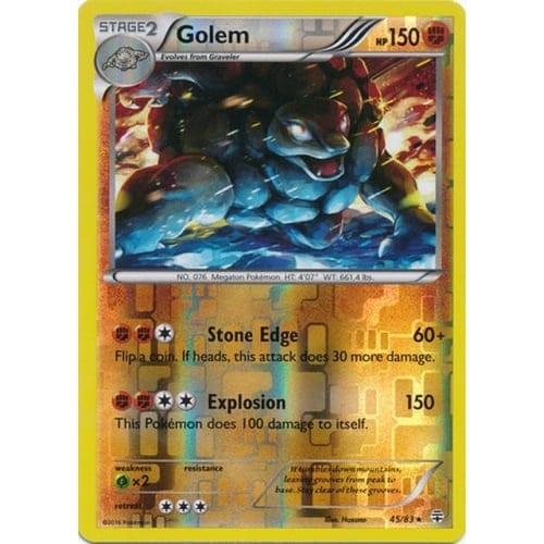 Generations 45/83 Golem (Reverse Holo)