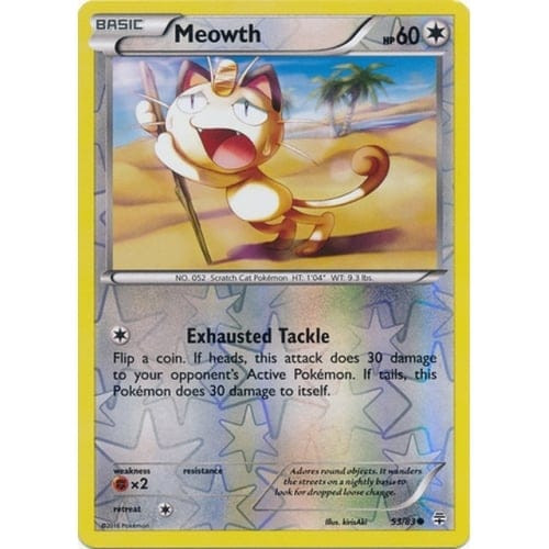 Generations 53/83 Meowth (Reverse Holo)
