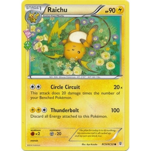 Generations Radiant Collection RC9 Raichu