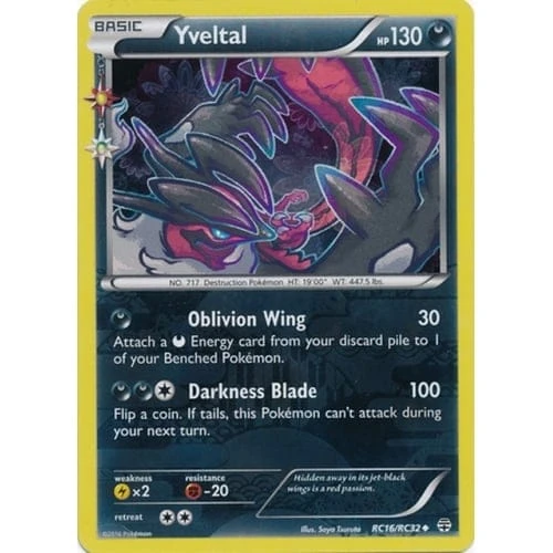 Generations Radiant Collection RC16 Yveltal