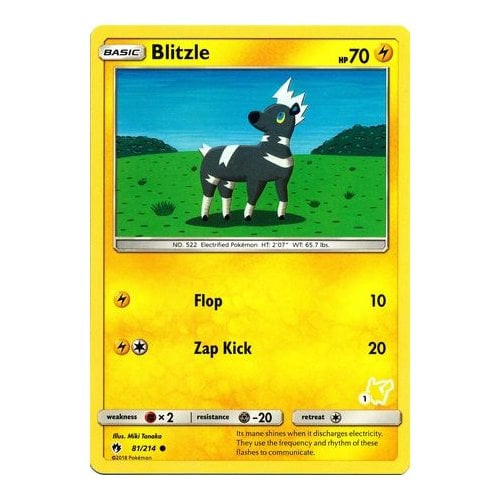 SM Lost Thunder 81/214 Blitzle (Pikachu Symbol 1)