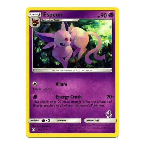 SM Lost Thunder 89/214 Espeon (Mewtwo Symbol)