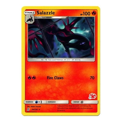 SM Unified Minds 34/236 Salazzle (Charizard Symbol 7)