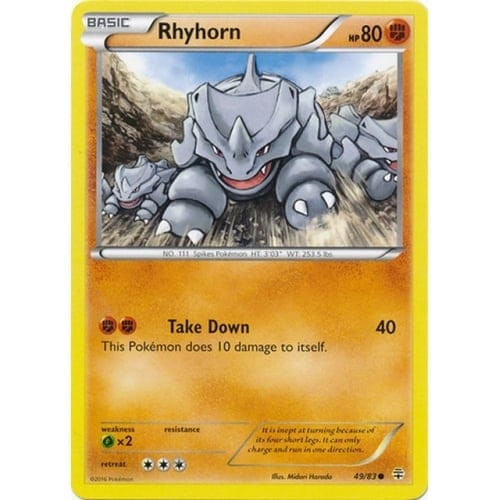 Generations 49/83 Rhyhorn