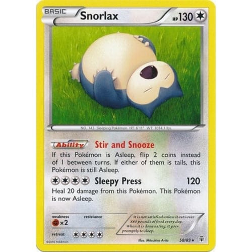 Generations 58/83 Snorlax