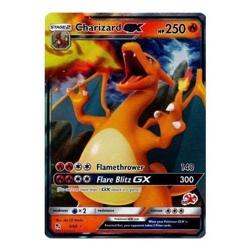 Hidden Fates 9/68 Charizard GX (Half Art) (Charizard Symbol 60)