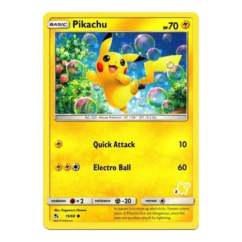 Hidden Fates 19/68 Pikachu (Pikachu Symbol 02)