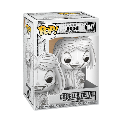 POP! Disney - 101 Dalmatians #1647 Cruella de Vil (Sketched Deco)