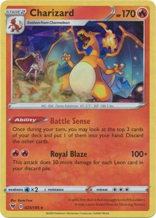 Vivid Voltage 025/185 Charizard (Shatter Holo)