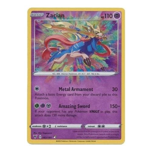 Vivid Voltage 082/185 Zacian (Amazing Rare)